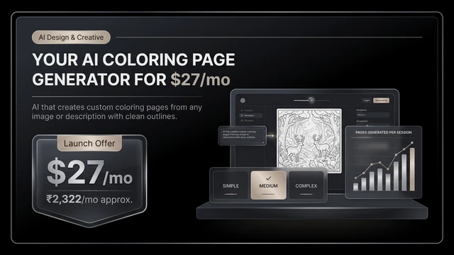 AI Coloring Page Generator