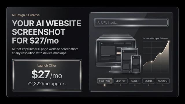 AI Website Screenshot Generator